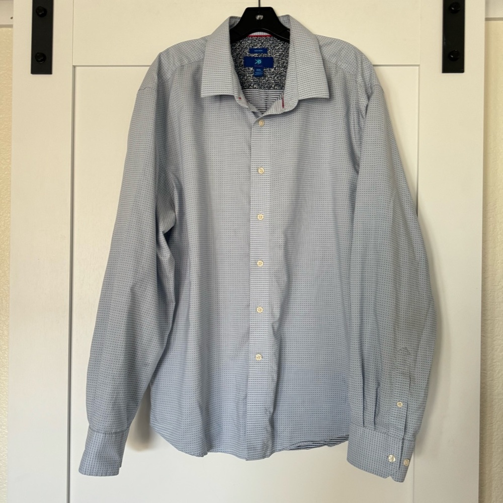 Egara blue long sleeve dress shirt